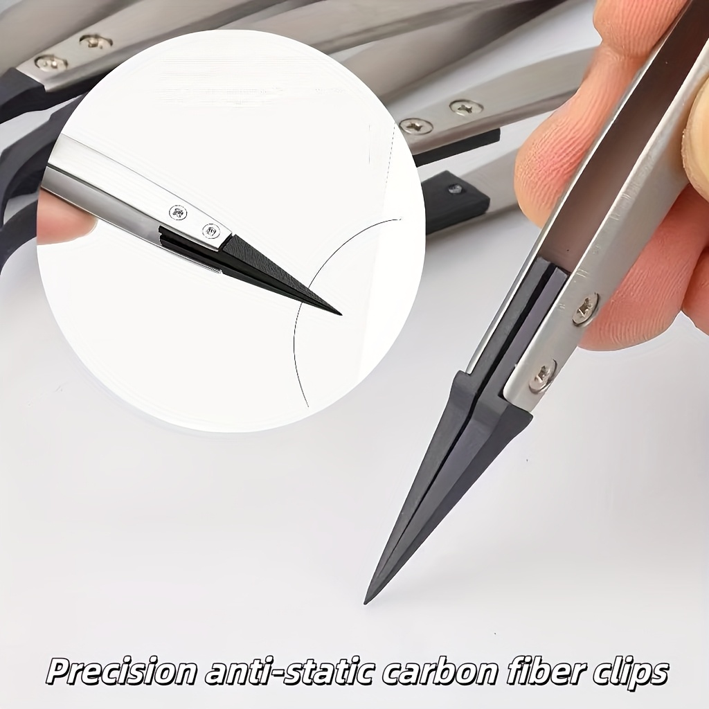 Electronics Repair Tools And Equipment - 2개 ESD-259 정전기 방지 핀셋 세트