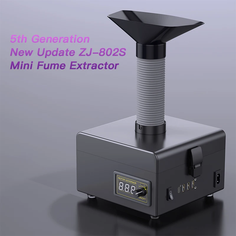Electronics Repair Company - ZJ-802S 새로운 연기 추출기 데스크탑 납땜