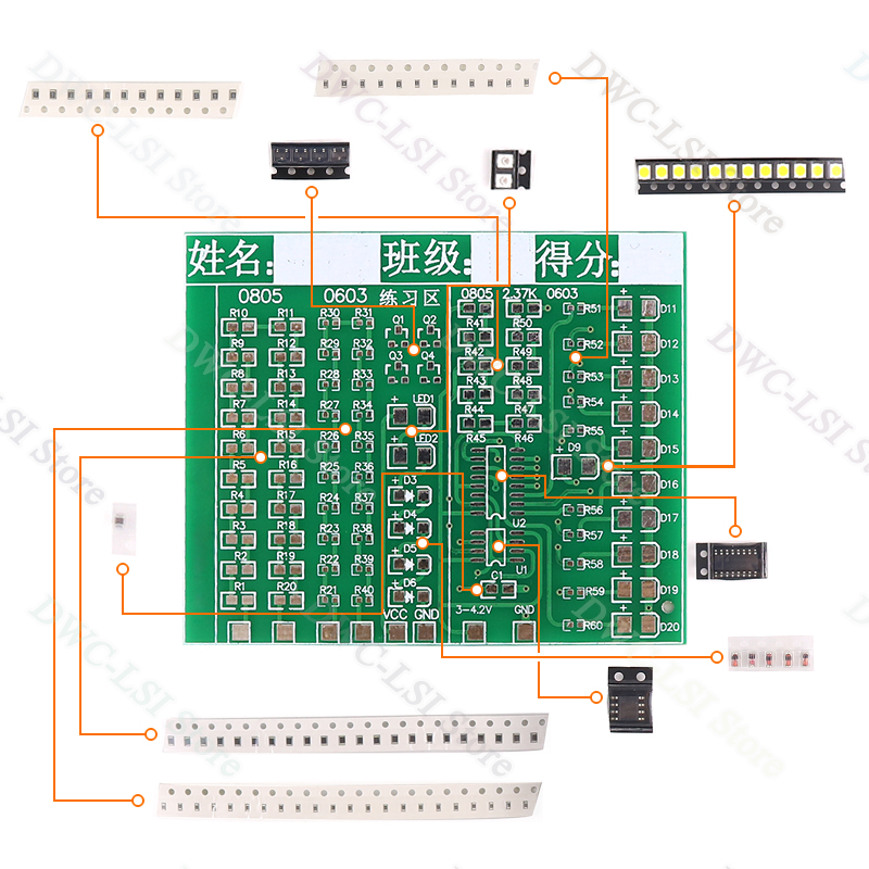 클래스 키트 패치 구성 요소 용접 연습 보드 키트 SM - Electronics Repair Table 리뷰 및 가격