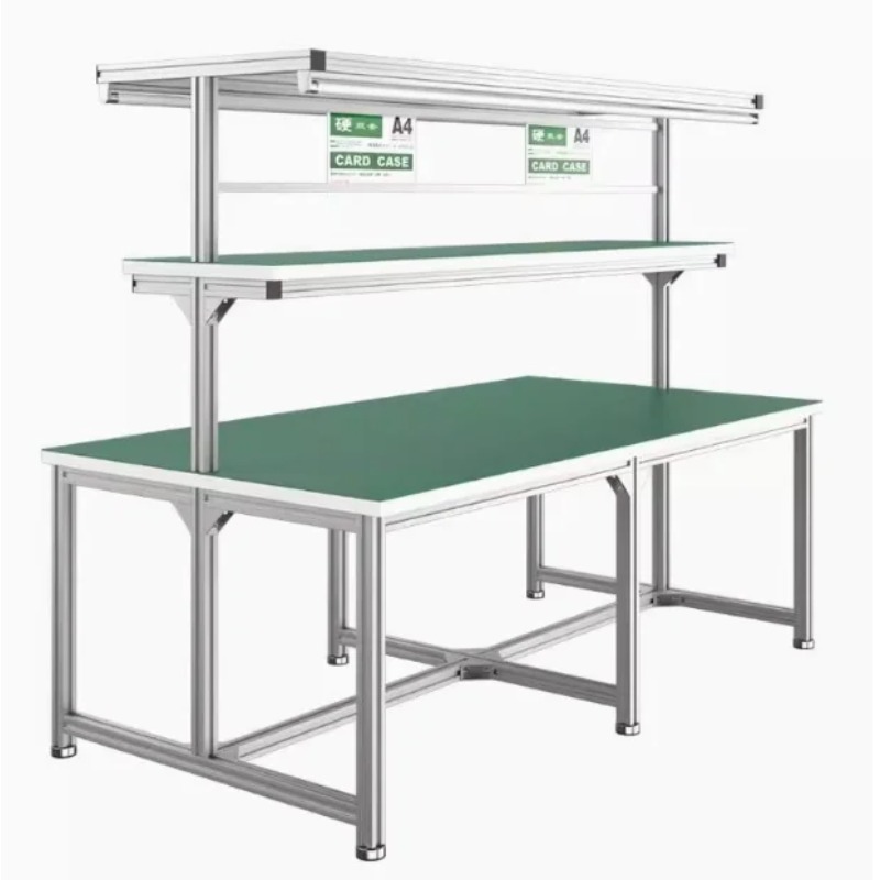 맞춤형 목공 작업대 이중 레이어 이동식 작업대 평면 의 - Electronics Repair Table 리뷰 및 가격