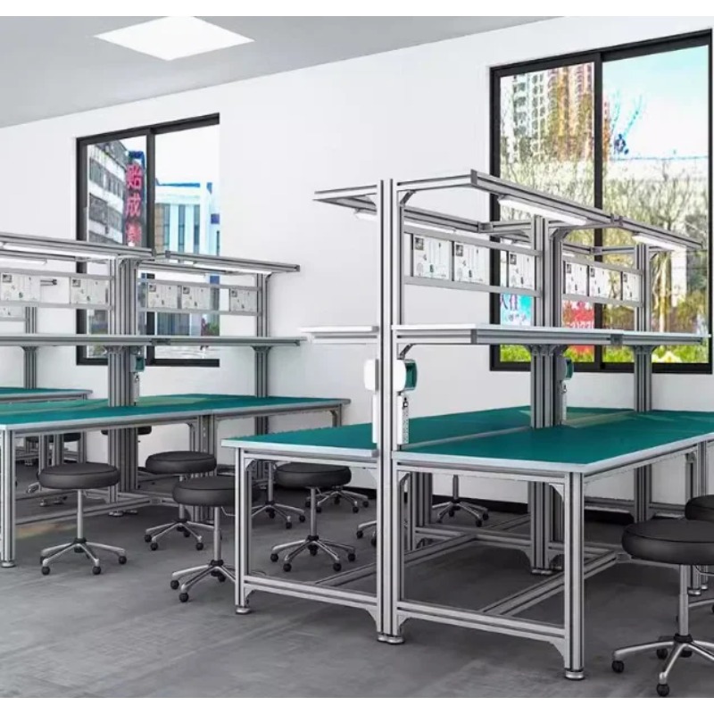 맞춤형 목공 작업대 이중 레이어 이동식 작업대 평면 의 - Electronics Repair Table 리뷰 및 가격