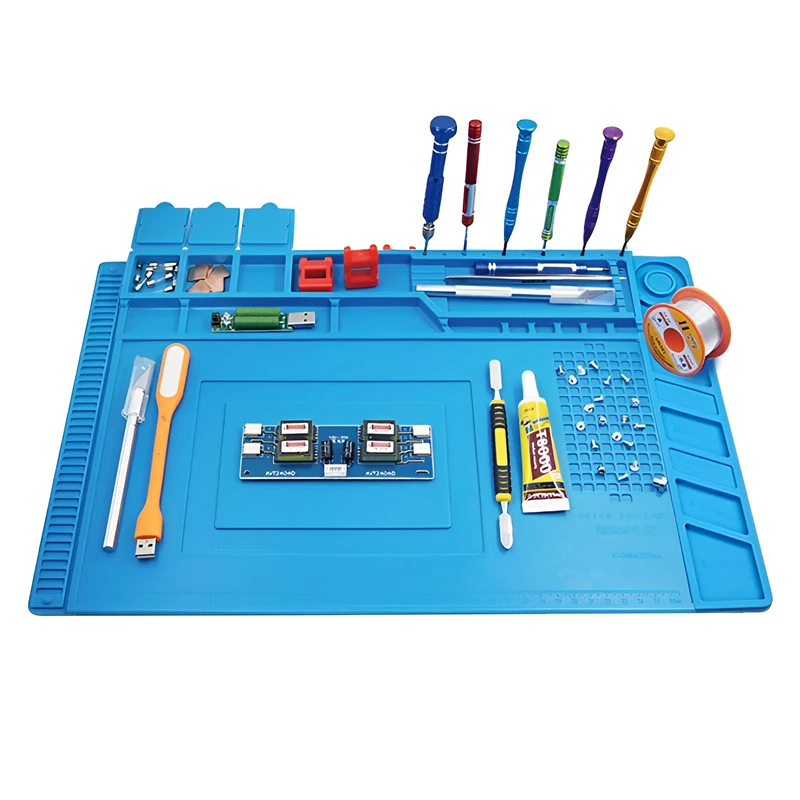 실리콘 납땜 매트 ESD 정전기 방지 단열 마더보드,  - Electronics Repair Table 리뷰 및 가격