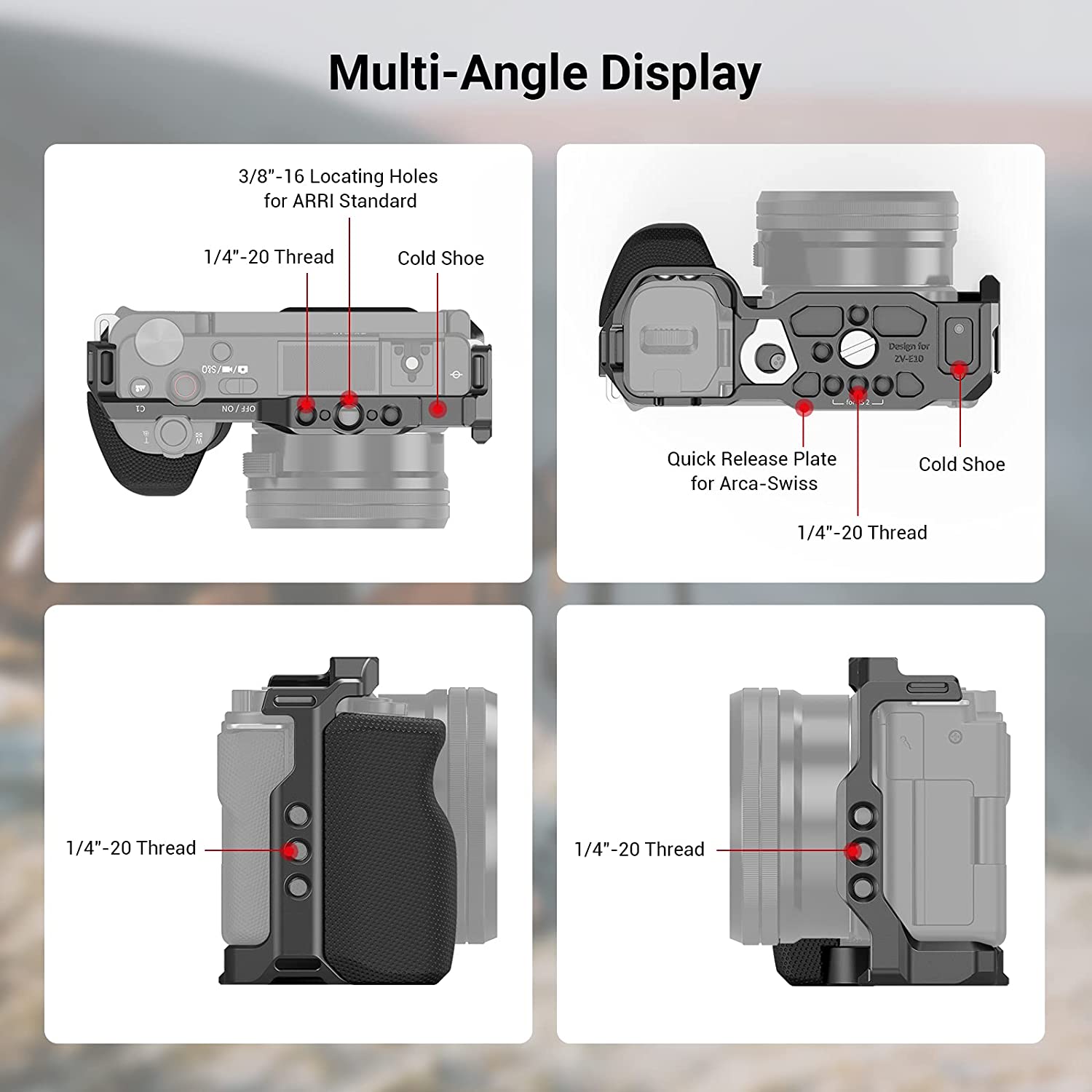 SmallRig-소니 ZVE10 카메라 케이지 실리콘  - Sony Camera A6400 리뷰 및 가격